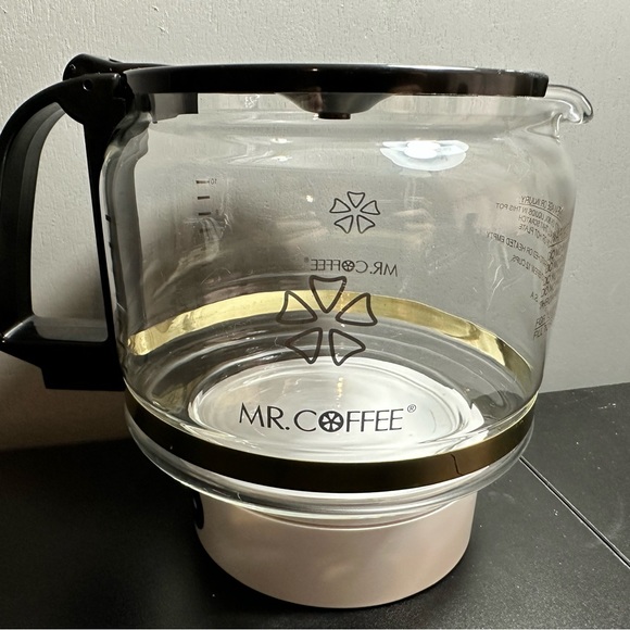 Mr.Coffee Kitchen Mrcoffee Cup Glass Replacement Carafe L201 Black